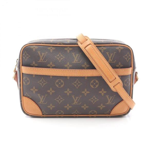 LOUIS VUITTON Brown Monogram Leather Shoulder Bag - Picture 1 of 13